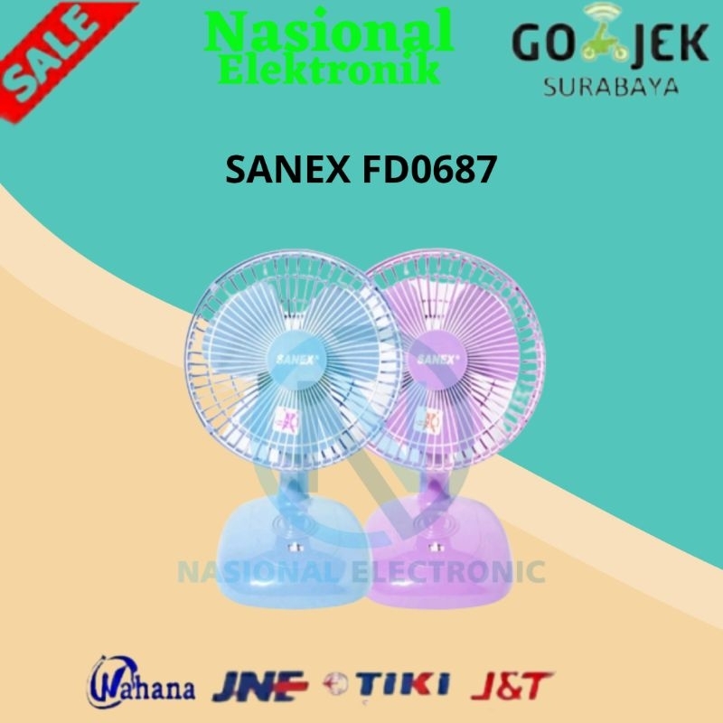KIPAS ANGIN SANEX FD0687/SANEX FD0687/KIPAS ANGIN MEJA SANEX FD0687
