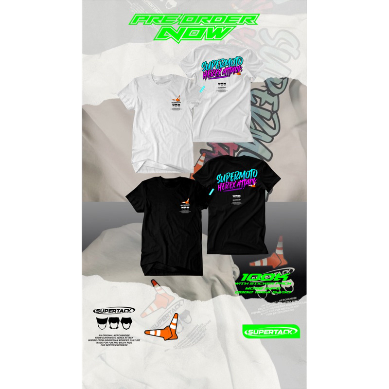 TSHIRT SUPERMOTO HEREX ATTACK V1