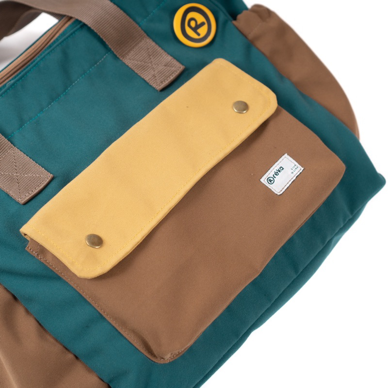 TERBARU REKA- PLAYFUL TOTEPACK - TOTEBAG KANVAS PRIA WANITA - BACKPACK LAPTOP 15,6 INCH ANTI AIR