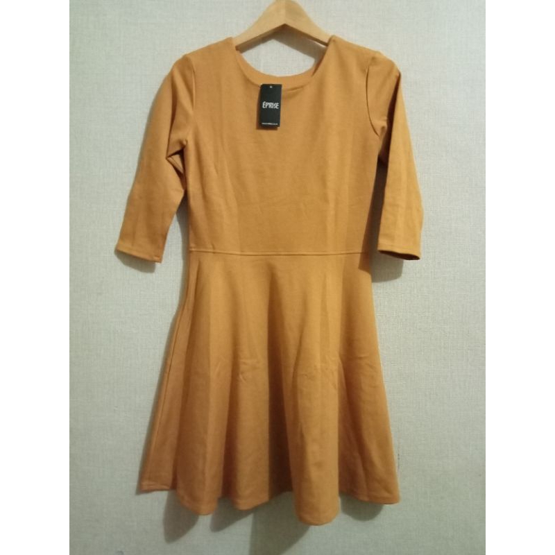Dress Eprise scuba mustard Size S