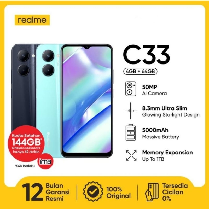 REALME C33 4/64GB | 4 /128GB