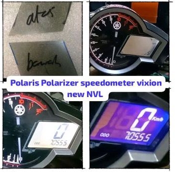 Polaris Polarizer speedometer kilometer yamaha vixion new NVL