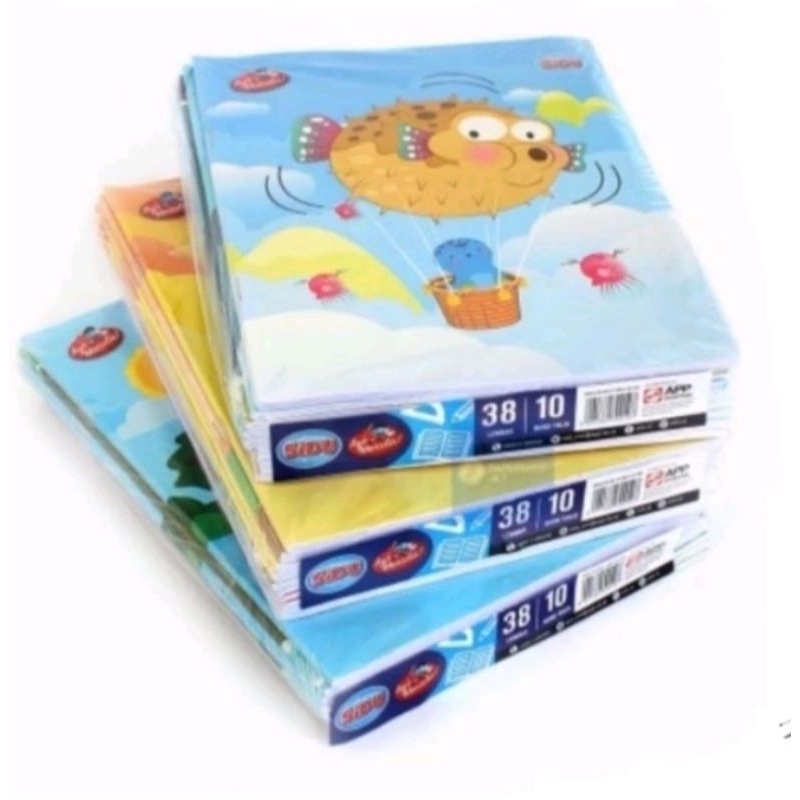 

buku tulis bergaris sidu 38 Lembar isi 10 buku