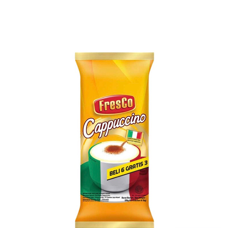 

Fresco kopi susu cappuccino kopi gula sachet