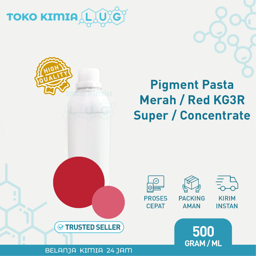 

Pigmen Pasta Biang Pewarna Pigment - Merah Red KG3R con super 500 gram