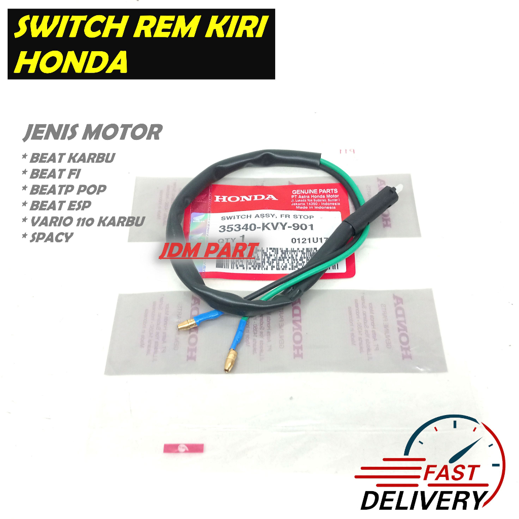SWITCH REM KIRI BELAKANG / BEAT KARBU / BEAT FI / BEAT POP / BEAT ESP / SPACY / VARIO 110 KARBU / SW
