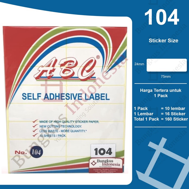 

Cetak Sticker label Undangan 104 Express 1 jam selesai