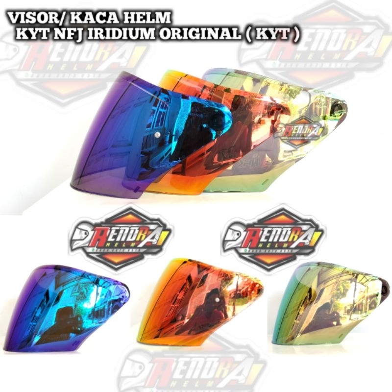 VISOR/ KACA HELM KYT NFJ IRIDIUM ORIGINAL KYT
