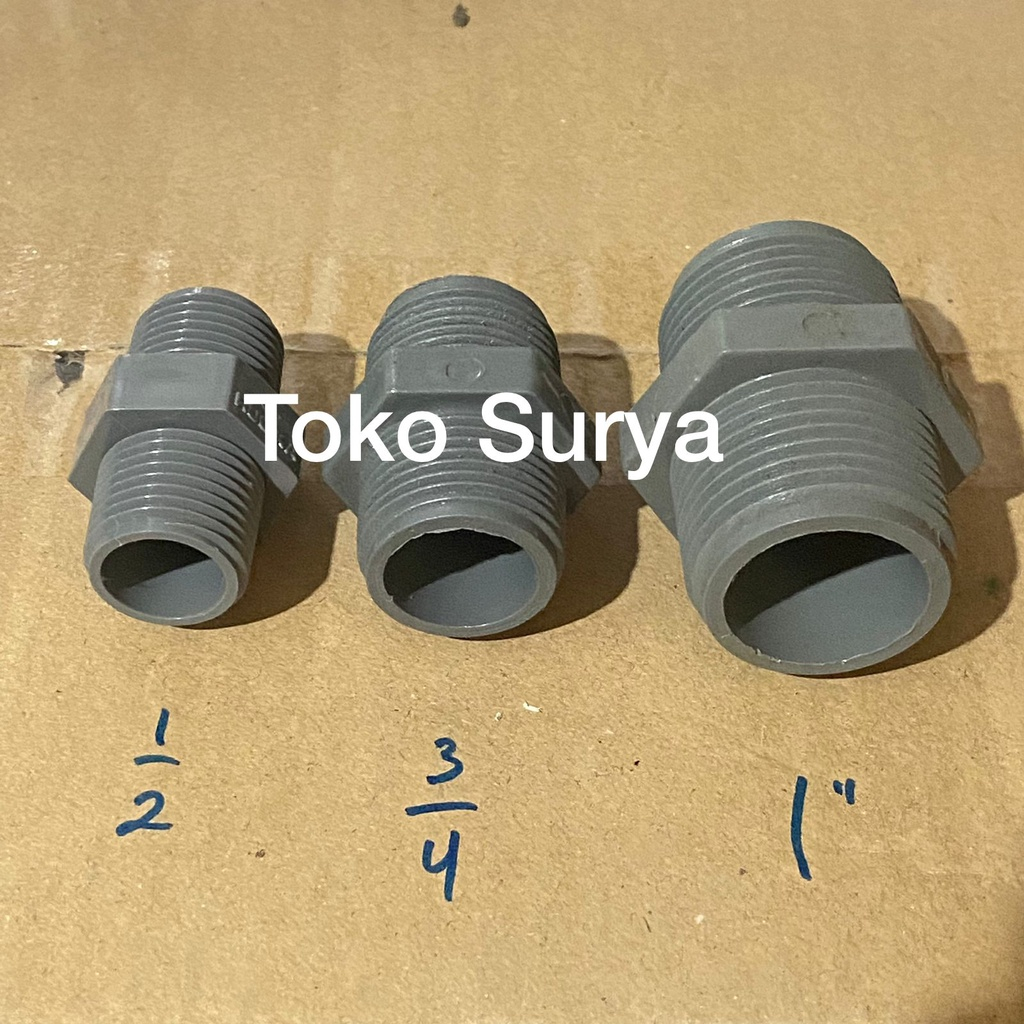 DOUBLE NEPEL 1/2" 3/4" 1" DOUBLE NEPEL 3/4" DOUBLE NEPEL 1" DOBEL NEPEL 1/2" DOBEL NEPEL 3/4" DOBEL 