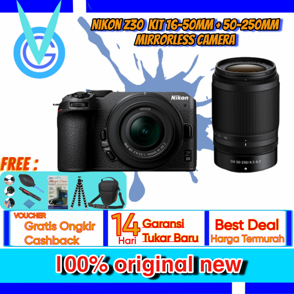 Kamera Nikon Z30  Kit 16-50mm + 50-250mm Mirrorless Camera