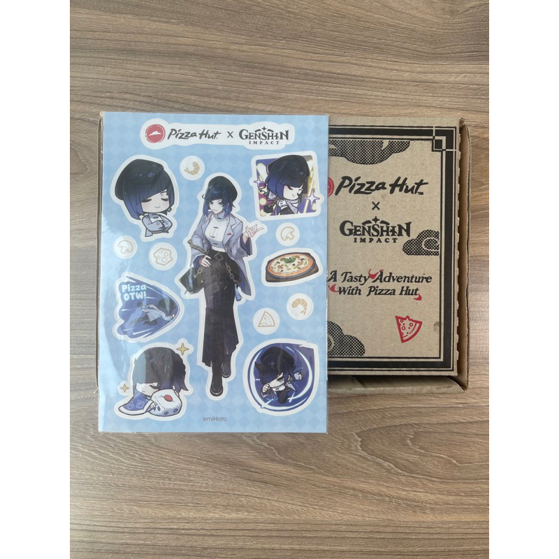 GENSHIN IMPACT x Pizza hut Yelan sticker + random box