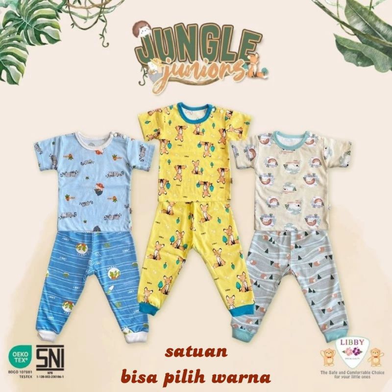 setelan LIBBY BABY JUNGLE JUNIOR BON VOYAGE CPR / SETELAN LIBBY BABY TERBARU / SETELAN LIBBY
