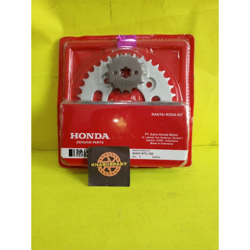 Gear Set Supra fit New Gear Set Kharisma Supra X 125