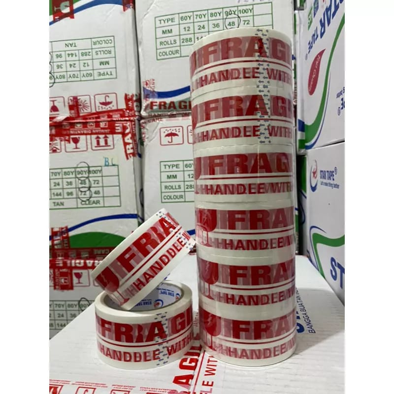 

Fragile Putih Lakban Selotip Fragile