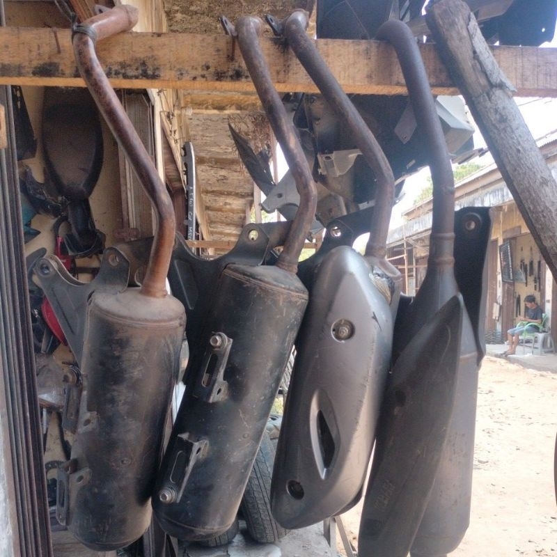 knalpot standar beat fi karbu scoopy fi scoopy karbu original copotan