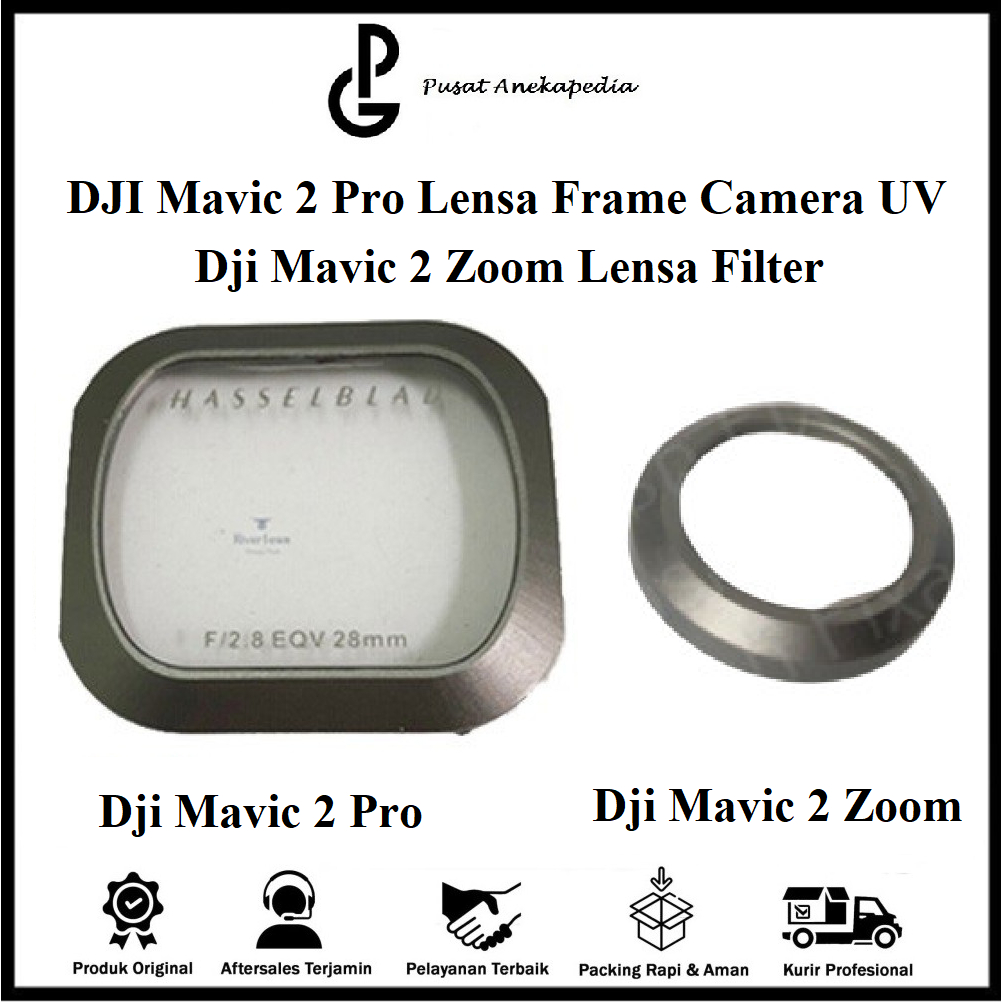DJI Mavic 2 Pro Lensa Frame Camera UV Original - Dji Mavic 2 Zoom Lensa Filter Kamera UV Original