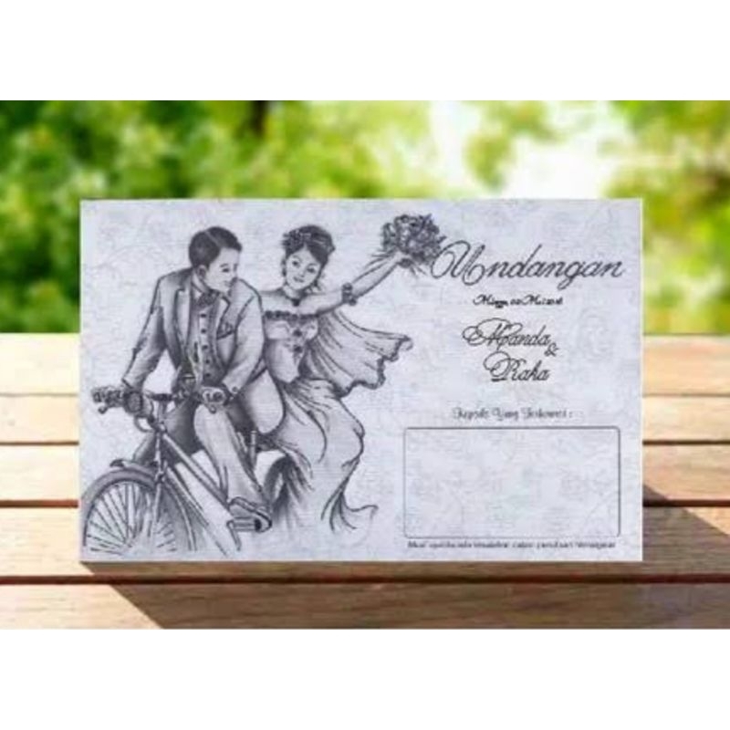 Blangko Undangan Pernikahan Kosongan Blanko Erba 88149