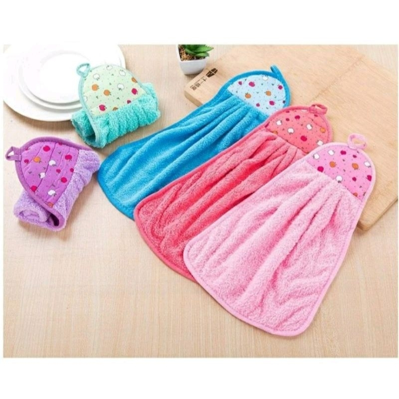 KAIN LAP TANGAN MOTIF APEL / KAIN LAP TANGAN GANTUNG / KAIN LAP MOTIF / HANDUK LAP TANGAN