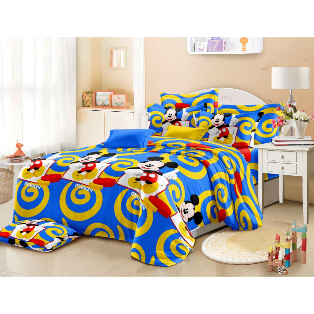 Sprei Murah Karakter 2 size 180x200/120x200/100x200 bahan 60GSM