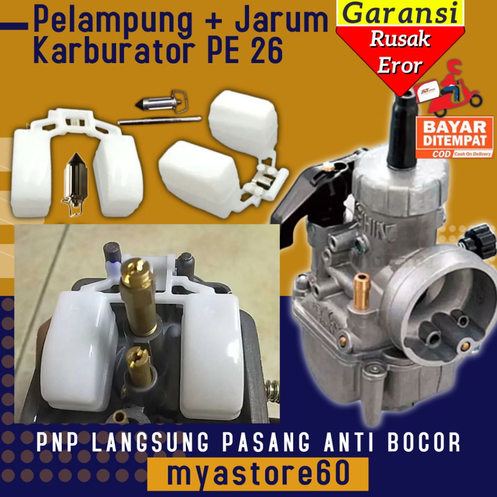 Plampung Apung Jarum Apung Pelampung Karburator Karbu Carburator PE 26 NSR 26 PE26 NSR26 Original Bi