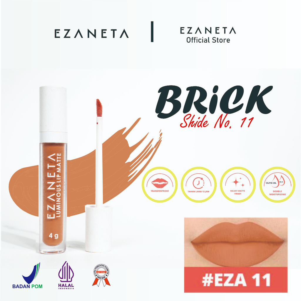 EZANETA LUMINOUS LIP MATTE LIP CREAM - 11 ( Ezaneta Official Shop )