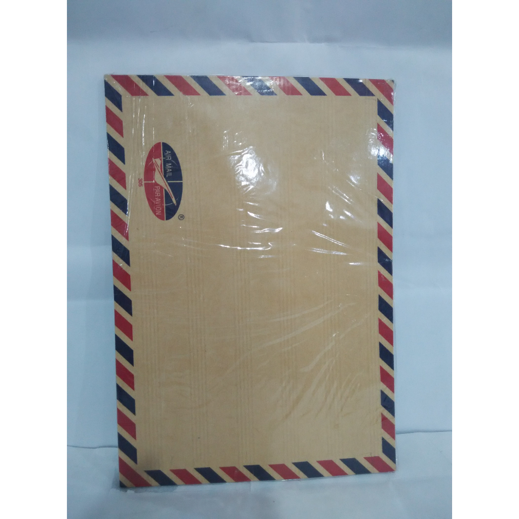 

Amplop Coklat Tebal Air Mail Tanpa Tali 305 (17 x 24 cm)