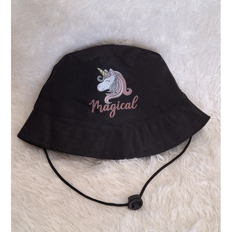 Topi Bucket Topi Anak Cewek Sablon
