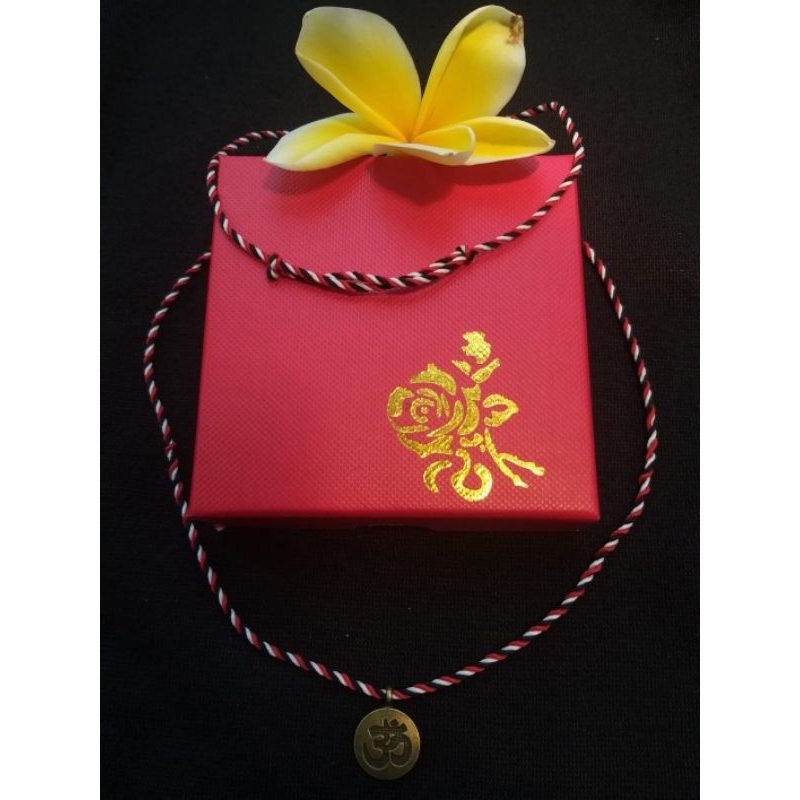 Kalung Tridatu Liontin Ongkara Asli Bali