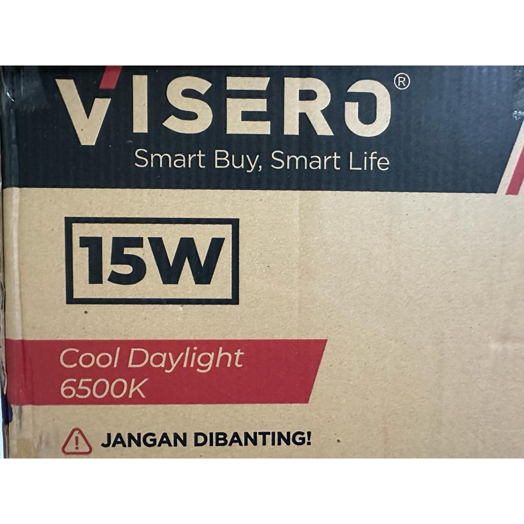 VISERO VINTAGE 15W / 15 Watt ( 1 DUS / 1 KOLI Isi 100 pcs ) Lampu Bohlam Led Bulb E27 Putih