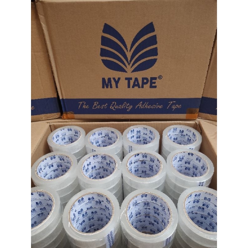 

Isolasi / selotip bening 24mm x 100yard ( 1 Dus ) - My Tape