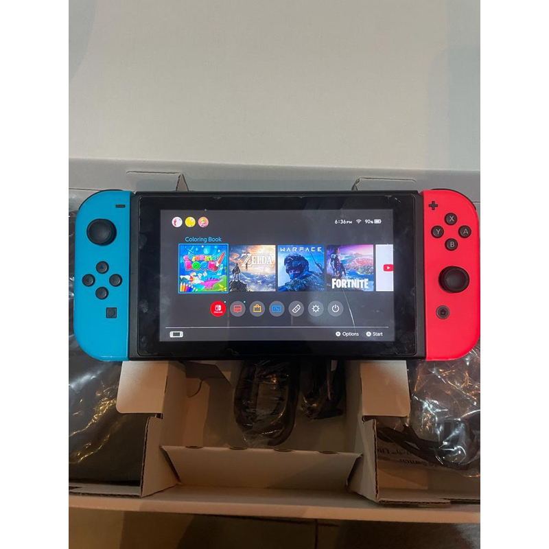 nintendo switch V2 console second