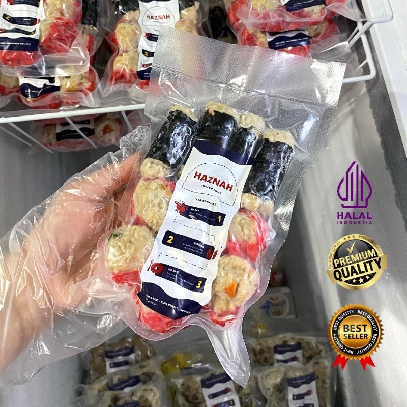

DIMSUM mix varian SIOMAY PEDAS x NORI ROLL (1 PACK)