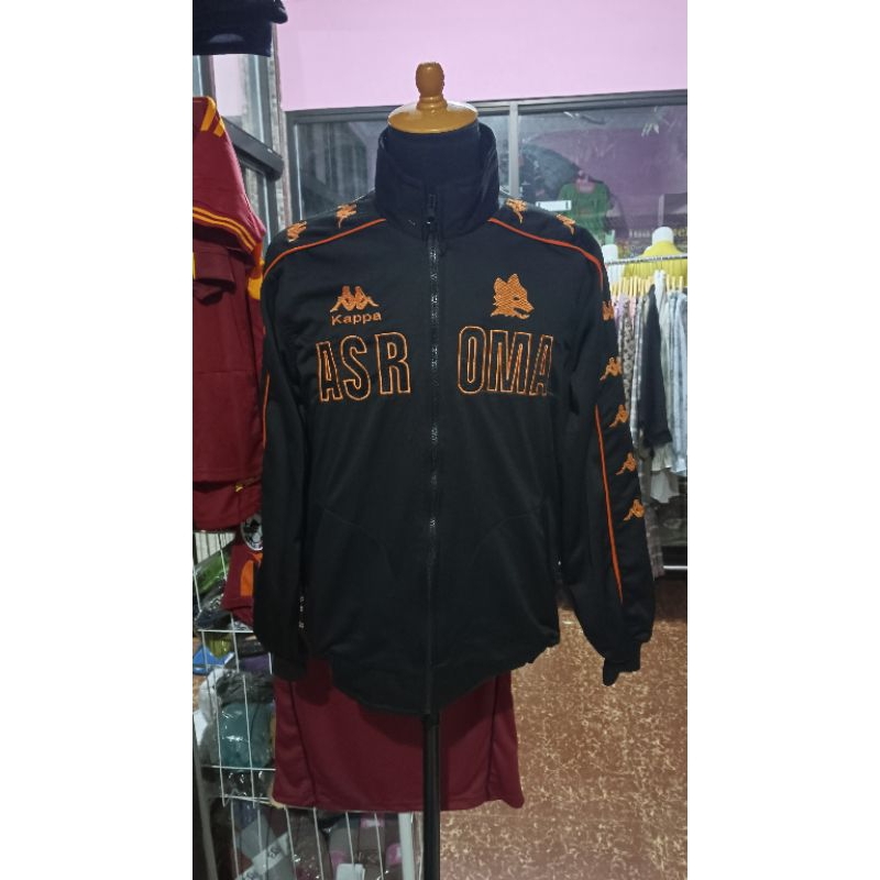 jaket as roma logo full bordir kappa
