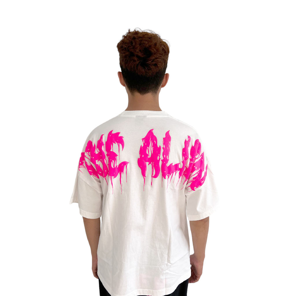 HAEV T-shirt Oversize White - The Alien T-shirt/kaos/pakaian