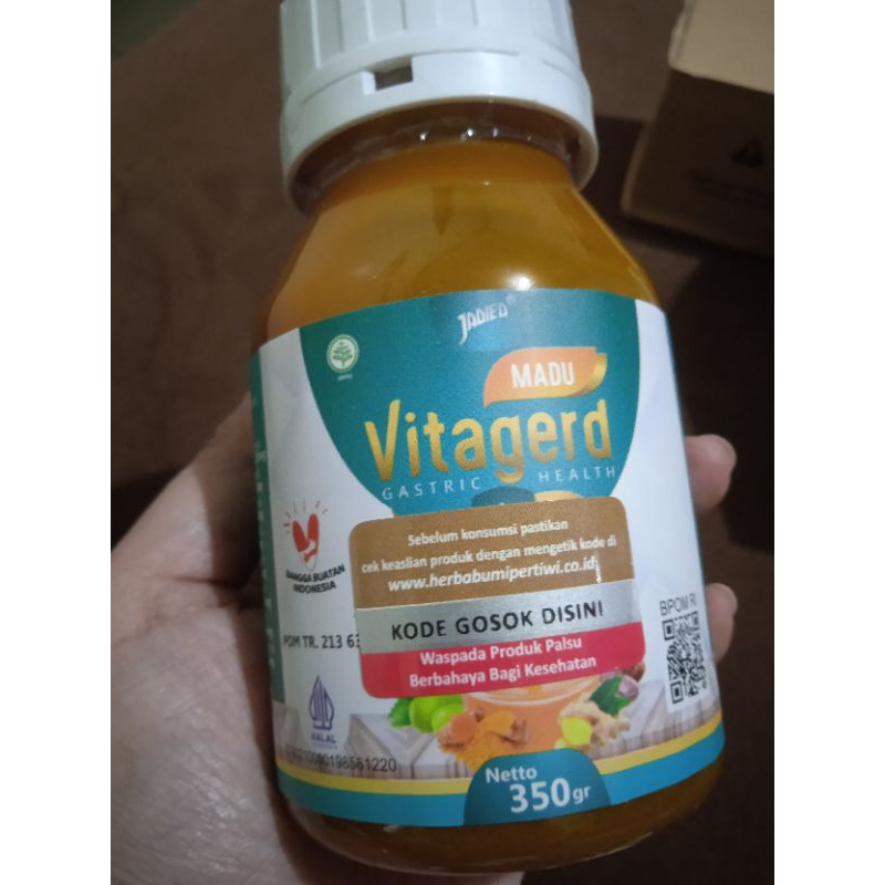 Madu Vitagerd  Original Asli Asam Lambung Maag Gerd Mual Kembung Begah Sering Bersendawa Cemas Gelis