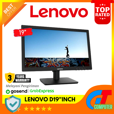 Monitor LED Lenovo Lenovo D19 / D22 22" 1080p 75Hz VGA HDMI