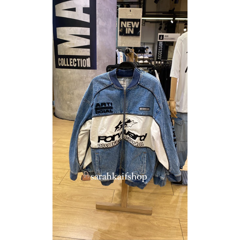 JACKET JEANS OVERSIZE BERSHKA ORIGINAL