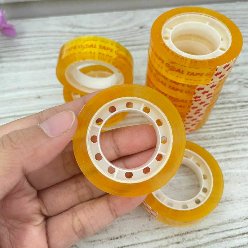 Solasi mini sedang bening 1 pcs selotip solatip transparan