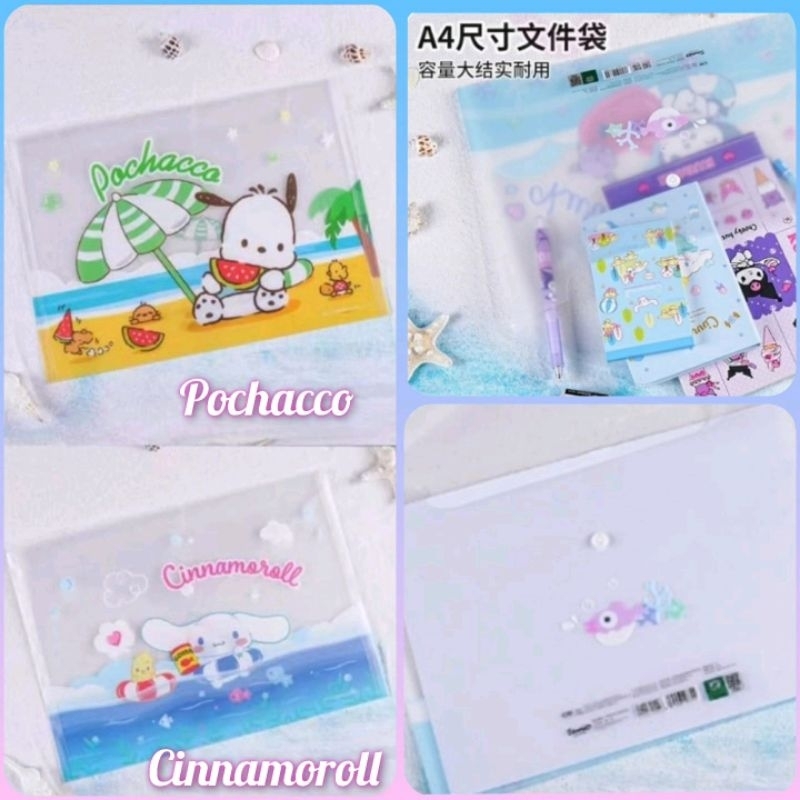 

map kancing sanrio pochacco cinnamoroll