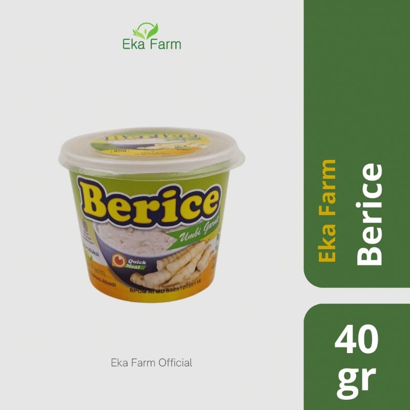 

BERICE (QUICK MEAL DARI TEPUNG PATI GARUT) - CUP 40g ISI 4