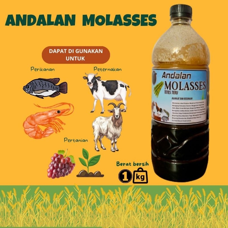 Molase Tetes Tebu 1KG