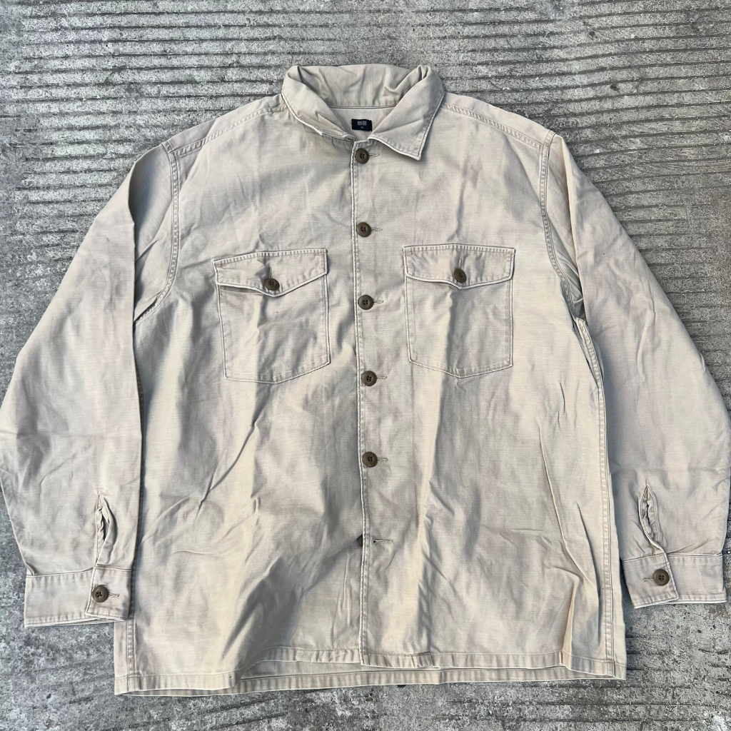 Uniqlo OG Utility Shirt Khakis