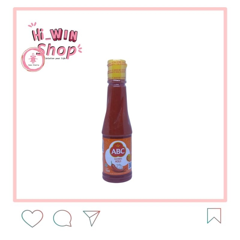 

Saos ABC Sambal Asli Botol 135ml | Saus Sambal ABC Botol Saos Sambal ABC Saos ABC Botol Saus Sambel Cabai Cabe Pedes ABC