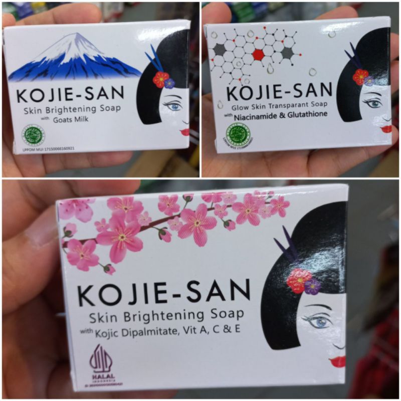 KOJIE-SAN SKIN BRIGHTENING SOAP / KOJIE SAN FACIAL SOAP / SABUN CUCI MUKA KOJIE SAN 65GR