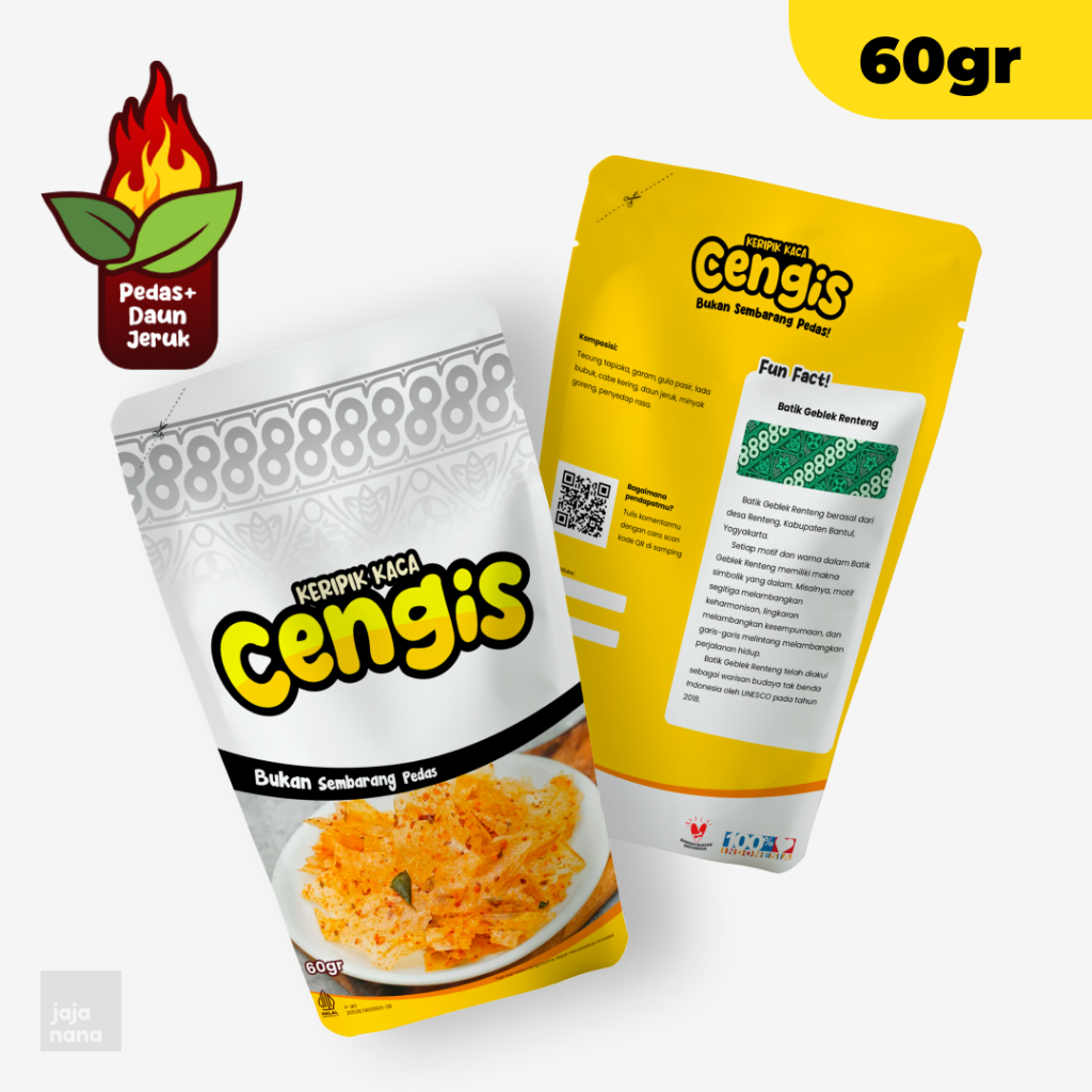 

Keripik Kaca Pedas Gurih Keripik Kaca Pedas Daun Jeruk Keripik Kaca Pikca Kripca Keripik Beling