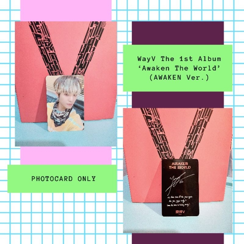 (OFFICIAL) Photocard Yangyang, Circlecard Lucas, Wayv Album AWAKEN Version (underpriced)