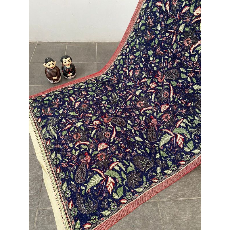 KAIN BATIK 3 NEGERI WARNA BIRU DONGKER