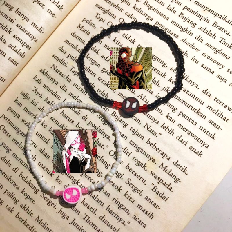 GELANG COUPLE SPIDERMAN/ GELANG COUPLE PACAR/ GELANG MANIM COUPLE PACAR/ GELANG COUPLE