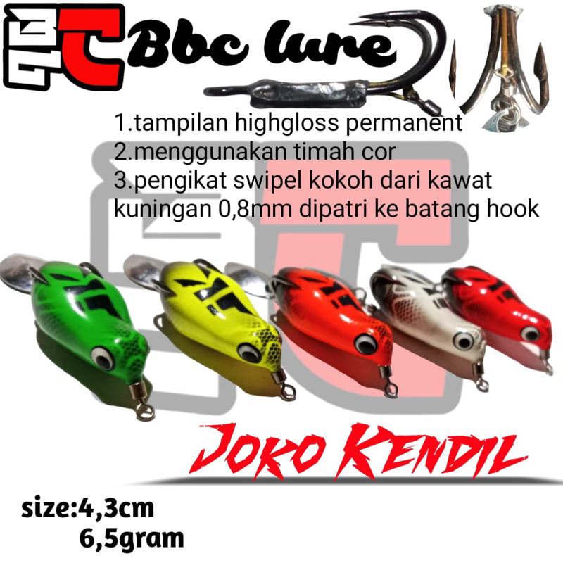 Soft Frog BBC Lure joko kendil