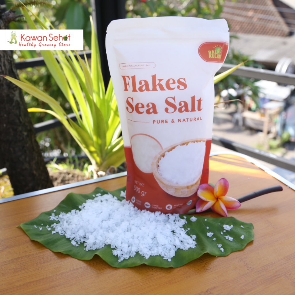 

Natural Bali Kulkul Flakes Sea Salt | Garam Konsumsi Beriodium 500gr